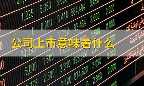 公司上市意味着什么(公司上市意味着什么好处坏处)_https://www.dbjyqcj.com_上期能源_第1张