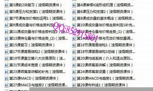 浅悟期货全套(浅悟期货培训视频课件)_https://www.dbjyqcj.com_大商所_第1张
