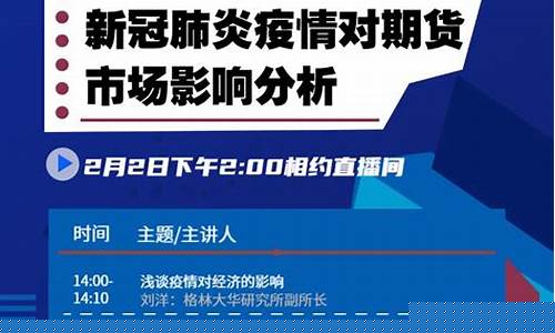 新冠肺炎期货直播(疫情期间期货走势)_https://www.dbjyqcj.com_上期所_第1张
