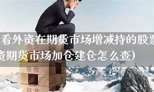 外资期货(外资期货持仓)_https://www.dbjyqcj.com_中金所_第1张