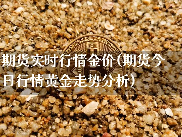 期货实时行情金价(期货今日行情黄金走势分析)_https://www.dbjyqcj.com_大商所_第1张