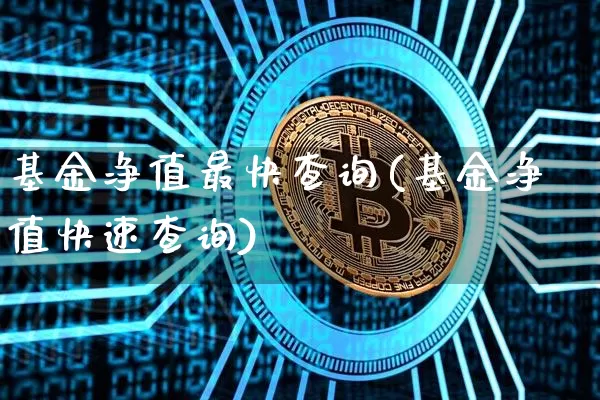 基金净值最快查询(基金净值快速查询)_https://www.dbjyqcj.com_上期能源_第1张