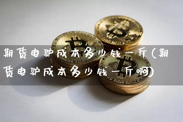 期货电驴成本多少钱一斤(期货电驴成本多少钱一斤啊)_https://www.dbjyqcj.com_广期所_第1张