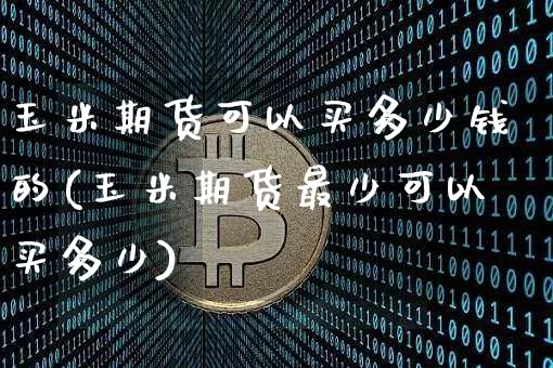 玉米期货可以买多少钱的(玉米期货最少可以买多少)_https://www.dbjyqcj.com_郑商所_第1张