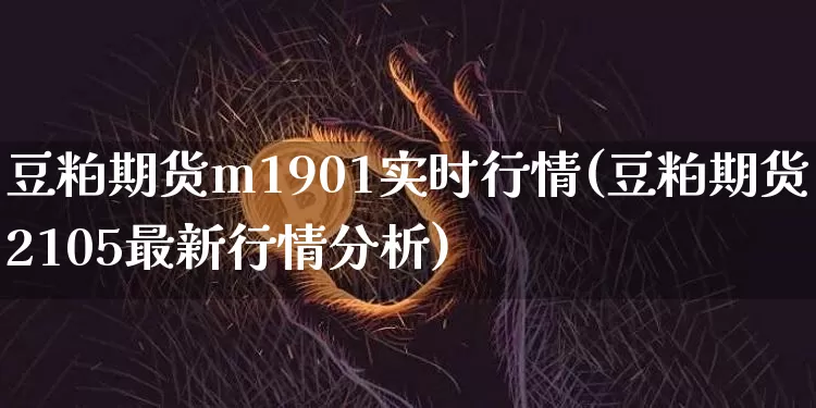 豆粕期货m1901实时行情(豆粕期货2105最新行情分析)_https://www.dbjyqcj.com_郑商所_第1张