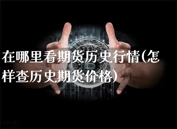 在哪里看期货历史行情(怎样查历史期货价格)_https://www.dbjyqcj.com_中金所_第1张